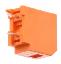 MOLEX CP-6.5™ 1510481200 вилка двухрядная прямая, цвет оранжевый; 2-конт.