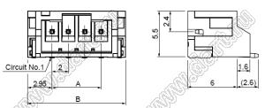 S11B-PH-SM4-TB вилка для поверхностного (SMD) монтажа угловая; 11-конт.; нейлон-66/луженый медный сплав; цвет натуральный