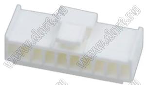 MOLEX Mini-Lock™ 511631000 корпус однорядной розетки на кабель, цвет натуральный; 10-конт.