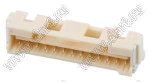 MOLEX CLIK-Mate-2.00™ 5024941370 вилка SMD однорядная горизонтальная, цвет натуральный; 13-конт.