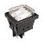 RL2-521-P-30-WT/BK-P2 переключатель клавишный двойной; ON-OFF; 4P; DPST; 16A 250VAC; белый; черный; маркировка O I / O I
