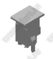 MOLEX Milli-Grid™ 1510621752 вилка SMD однорядная вертикальная с направляющими в плату и с монтажной крышкой, цвет черный; 2-конт.