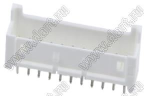 MOLEX Mini-Lock™ 533751130 вилка однорядная для монтажа в отверстия, цвет натуральный; 11-конт.