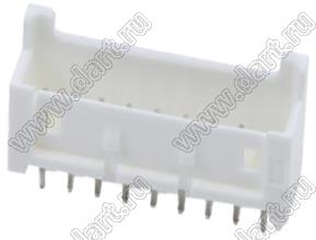 MOLEX Mini-Lock™ 533750930 вилка однорядная для монтажа в отверстия, цвет натуральный; 9-конт.