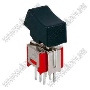 SRLS-203-A2T переключатель клавишный; ON-OFF-ON; DPDT; 6P