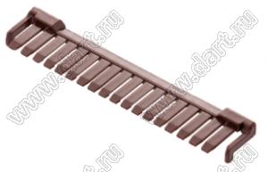 MOLEX MicroClasp™ 5006381907 фиксатор положения терминалов, цвет коричневый; 19-конт.