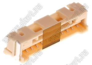 MOLEX CLIK-Mate-2.00™ 5024431260 вилка SMD однорядная вертикальная с монтажной крышкой, цвет натуральный; 12-конт.