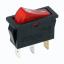 RL1-3(W)11/N-C-2-RE/BK-P2 переключатель клавишный; ON-OFF; 3P; SPST; 16A 250VAC; красный; черный; маркировка O I; с подсветкой