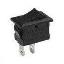 RL3-811-G-0-BK/BK-P55 переключатель клавишный; ON-OFF; 2P; SPST; 3A 250VAC; черный; черный