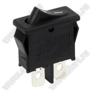 RL3-4(S)-11-G-2-BK/BK-P8 переключатель клавишный; ON-OFF; 2P; SPST; 6A 250VAC; черный; черный; маркировка O I