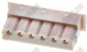 MOLEX Mini-SPOX™ 50375063 корпус однорядной розетки на кабель, цвет натуральный; 6-конт.