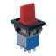 RLS-202-F1 переключатель клавишный; ON-ON; DPDT; 6P