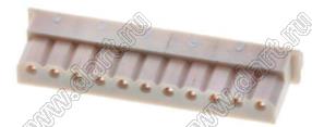 MOLEX Mini-SPOX™ 50375113 корпус однорядной розетки на кабель, цвет натуральный; 11-конт.