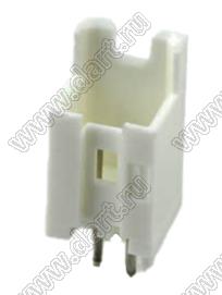 MOLEX Mini-Lock™ 533750210 вилка однорядная для монтажа в отверстия, цвет натуральный; 2-конт.