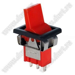 RLS-113-F1 переключатель клавишный; ON-OFF-(ON); SPDT; 3P