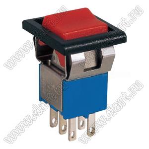 RLS-202-E5 переключатель клавишный; ON-ON; DPDT; 6P