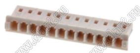 MOLEX Mini-SPOX™ 50375123 корпус однорядной розетки на кабель, цвет натуральный; 12-конт.