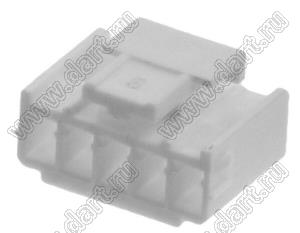 MOLEX Mini-Lock™ 511630500 корпус однорядной розетки на кабель, цвет натуральный; 5-конт.