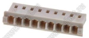 MOLEX Mini-SPOX™ 50375093 корпус однорядной розетки на кабель, цвет натуральный; 9-конт.