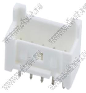 MOLEX Mini-Lock™ 533750510 вилка однорядная для монтажа в отверстия, цвет натуральный; 5-конт.