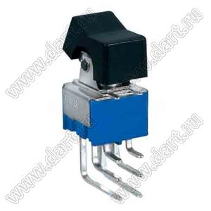 RLS-203-A4 переключатель клавишный; ON-OFF-ON; DPDT; 6P