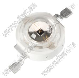 ARPL-1W-EPL IR850 светодиод мощный инфракрасный для поверхностного (SMD) монтажа; λP=850нм; P=1000мВт (при IF=700mA); Φν=4...5лм