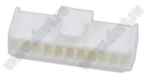 MOLEX Mini-Lock™ 511631100 корпус однорядной розетки на кабель, цвет натуральный; 11-конт.