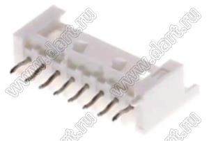 MOLEX Mini-Lock™ 533750830 вилка однорядная для монтажа в отверстия, цвет натуральный; 8-конт.