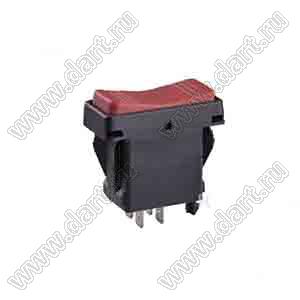 RK-10A переключатель клавишный; (ON)-ON-OFF / ON-OFF-OFF; 20A 12V