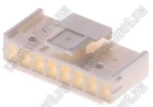 MOLEX Mini-Lock™ 511630800 корпус однорядной розетки на кабель, цвет натуральный; 8-конт.