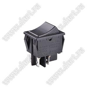 ZE-235-2-II переключатель клавишный; ON-OFF / (ON)-OFF / ON-(OFF); 2P1T / 1P1T; 8A 250VAC / 16A 250VAC