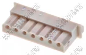 MOLEX Mini-SPOX™ 50375073 корпус однорядной розетки на кабель, цвет натуральный; 7-конт.