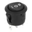 RL3-513-G-6-BK/BK-P5 переключатель клавишный; ON-OFF; 2P; SPST; 6A 250VAC; черный; черный; маркировка I O II