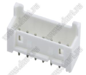 MOLEX Mini-SPOX™ 533750730 вилка однорядная для монтажа в отверстия, цвет натуральный; 7-конт.