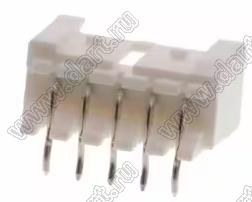 MOLEX Mini-Lock™ 534260505 вилка SMD однорядная горизонтальная, цвет натуральный; 5-конт.