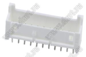 MOLEX Mini-Lock™ 533751110 вилка однорядная для монтажа в отверстия, цвет натуральный; 11-конт.