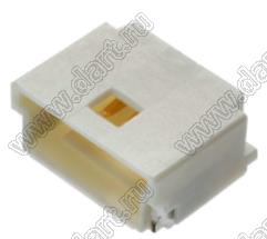 MOLEX Pico-Clasp™ 2023960307 вилка SMD однорядная горизонтальная на плату, цвет натуральный; 2кв.мм; 3-конт.