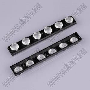 ILENS26-S14-2055-H-96M1 линза для светодиода; 112,00*17,00*8,85мм; 20*55°; PMMA