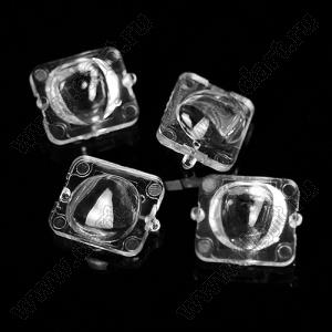 ILENS684-CON1513-PG15-NH линза для светодиода; 15,17*13,17*8,84мм; Asymmetric 15°; PC