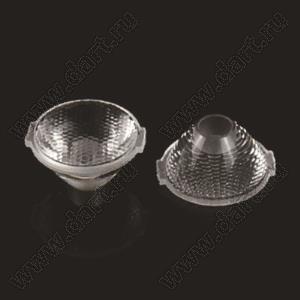 ILENS705-S13-B15-H линза для светодиода; D12,8*7,5/8,4мм; 15°; PMMA