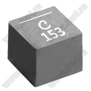 XAL6060-153M дроссель SMD; L=15мкГн (±20%); Iн=4,5А (при 20°C)