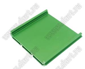 UM72S-043 профилированный корпус на стандартный электрический DIN-рельс; L=43мм; пластик; зеленый