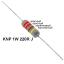 KNP 1W 220R J резистор проволочный; 1 Вт; 220(Ом); 5%