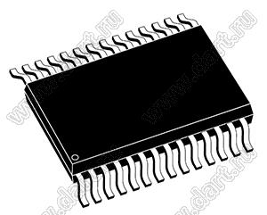 TDA7719TR (TSSOP-28) микросхема автомобильный 3-полосный аудиопроцессор для автомобилей; Tраб. -40…+85°C