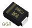 SMCJ90A (SMC/DO-214AB) диод защитный SMD однополярный; Vrwm=90,00В; Ipp=10,3А; 1500Вт