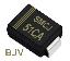 SMCJ51CA (SMC/DO-214AB) диод защитный SMD биполярный; Vrwm=51,00В; Ipp=18,2А; 1500Вт