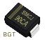 SMCJ90CA (SMC/DO-214AB) диод защитный SMD биполярный; Vrwm=90,00В; Ipp=10,3А; 1500Вт