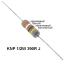 KNP 1/2W 390R J резистор проволочный; R=390(Ом); 5%; P=1/2Вт