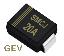 SMCJ20A (SMC/DO-214AB) диод защитный SMD однополярный; Vrwm=20В; Ipp=92,6А; 3000Вт