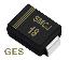 SMCJ18 (SMC/DO-214AB) диод защитный SMD однополярный; Vrwm=18В; Ipp=93,2А; 3000Вт